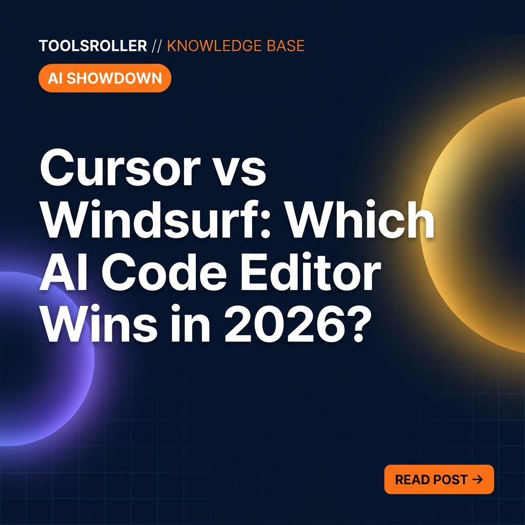 Cursor vs Windsurf: Which AI Code Editor Wins in 2026?